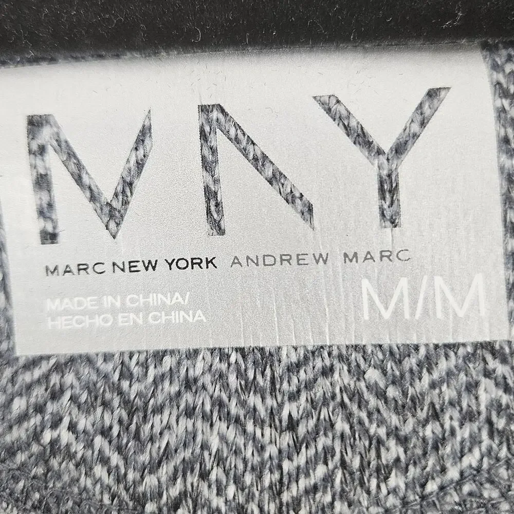 Marc New York Andrew Marc Women’s Gray Full Zip Fleece Lined Jacket Size Medium - Picture 7 of 12
